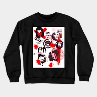 trash polka spice Crewneck Sweatshirt